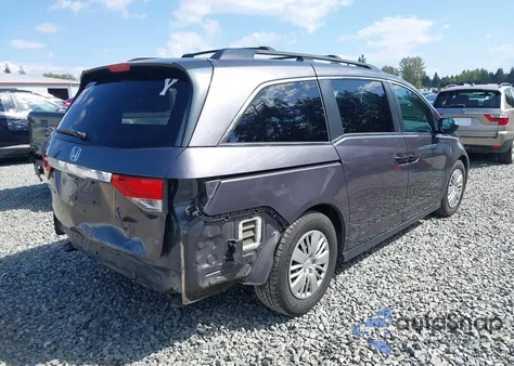 2015 Honda Odyssey Lx z USA, uszkodzony, nr VIN 5FNRL5H22FB131670